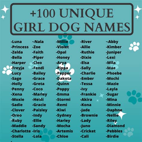 cool dog names female|More.